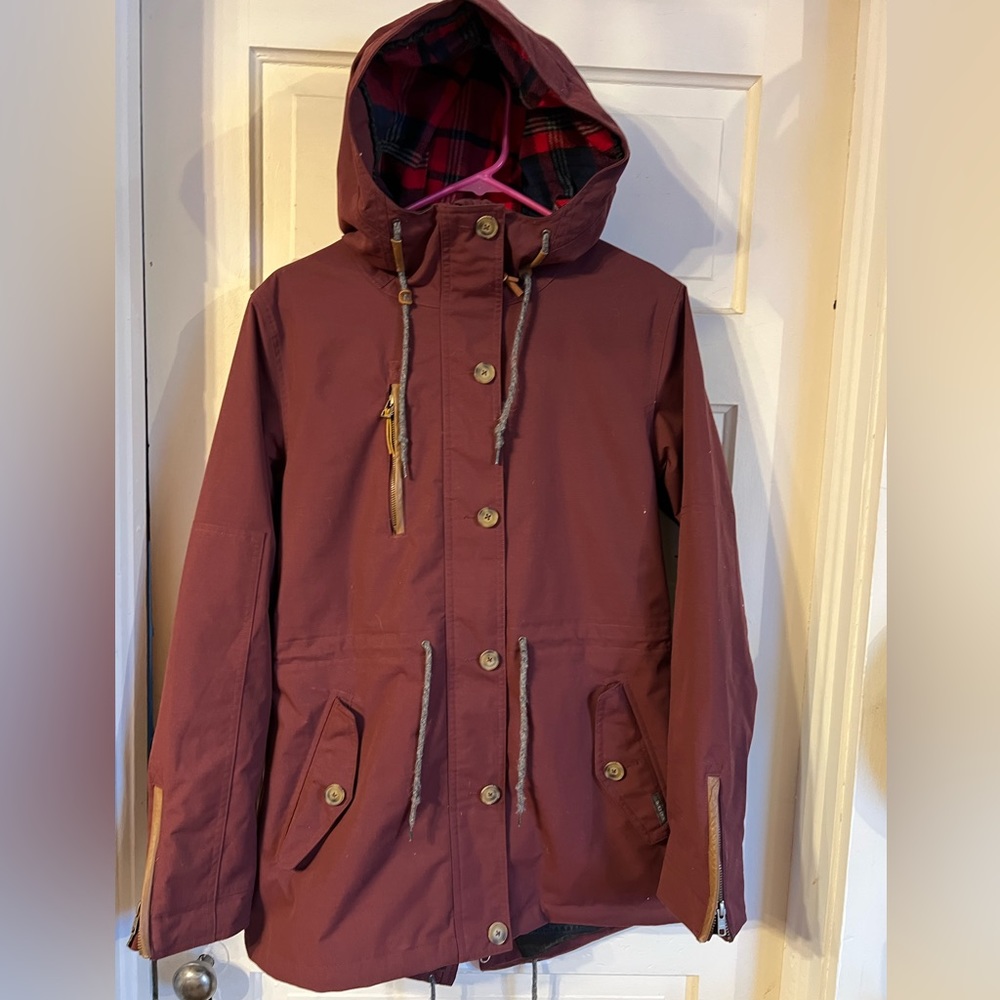 Holden Snowboard Jacket Maroon
